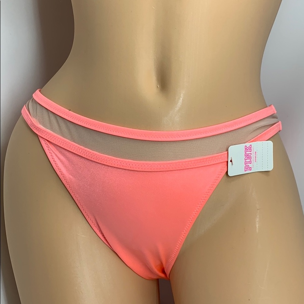 Victoria’s Secret PINK Mesh Bikini Bottoms bathing suit XS, SM & Med